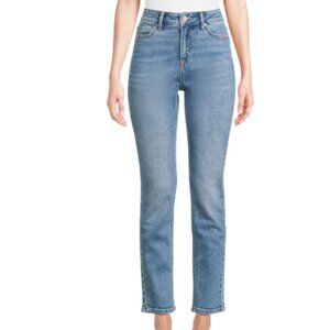 Time and Tru Women’s Mid Rise Straight Leg Jeans – Sizes 12, Regular